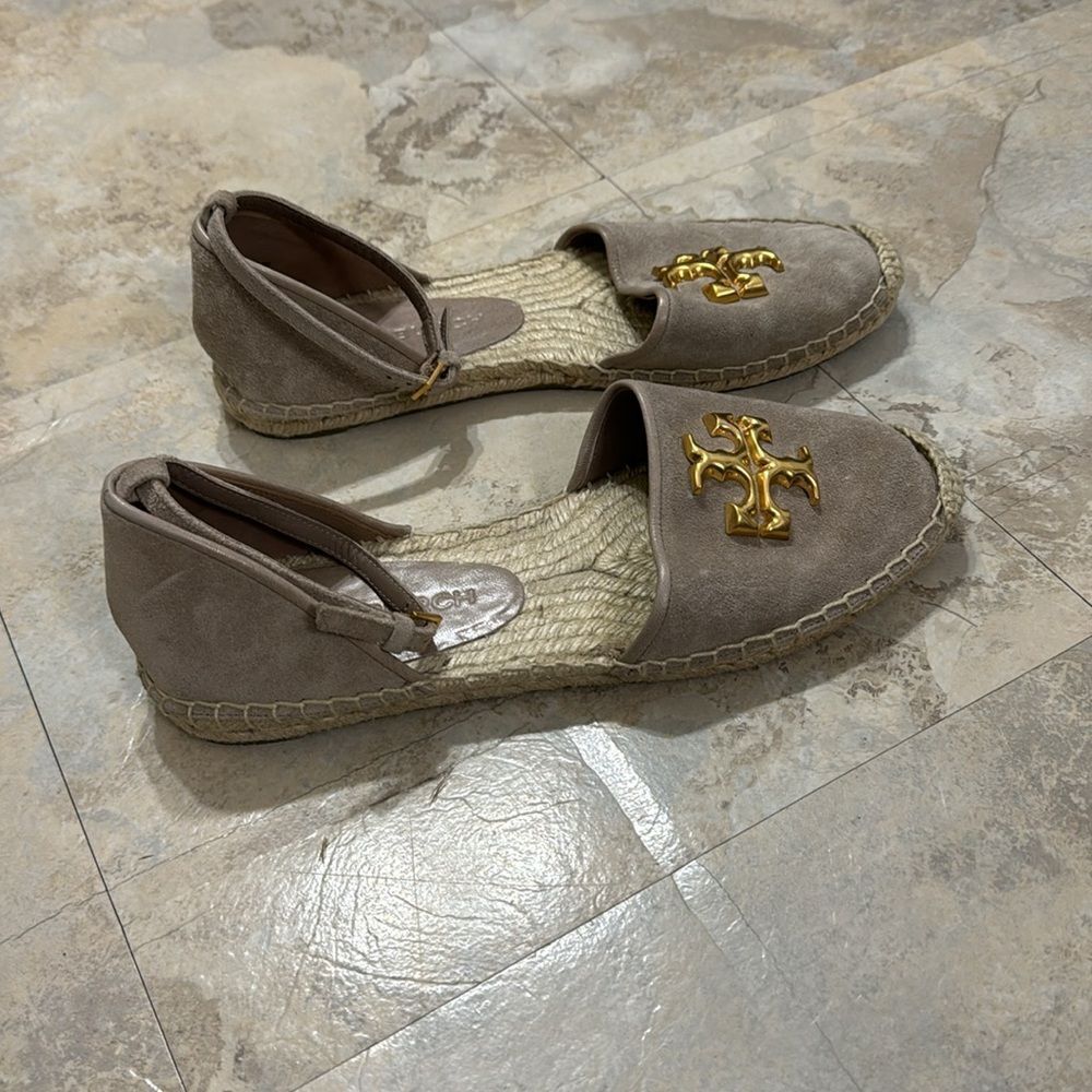 Tory Burch Eleanor D’Orsay Espadrille Size 8 - Picture 3 of 6